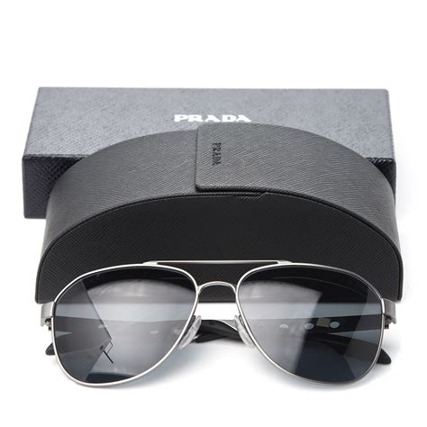 prada sun glasses aviator|Prada sunglasses aviator style.